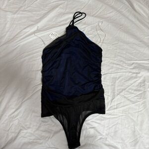 Windsor Royal Blue and Black Bodysuit